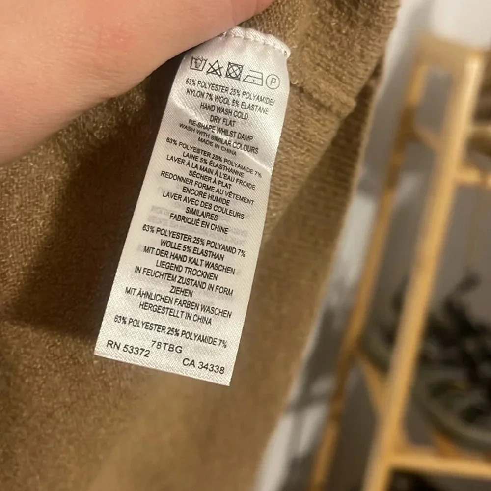 French Connection camel/ oatmeal Mel sweater NWT - Picture 10 of 10